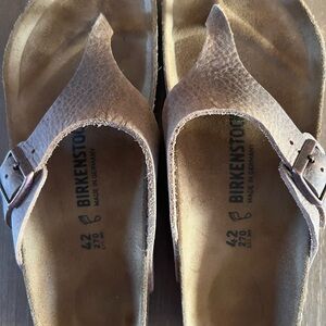 Birkenstock Brown Leather Sandals